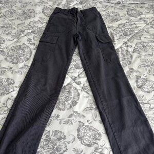 Zara Cargo Navy Blue Pants